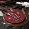 علبة معالق اكسفورد مدور 86 قطعه